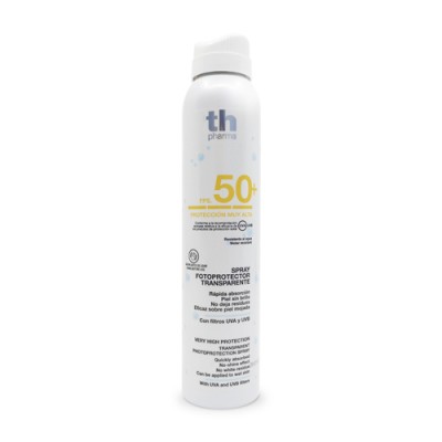 Átlátszó napvédő spray SPF 50+
